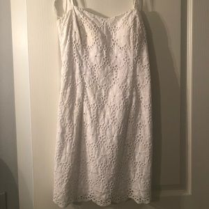 White Lace Lily Pulitzer Dress